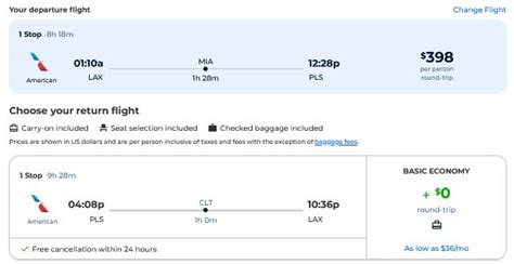 lax to turks and caicos